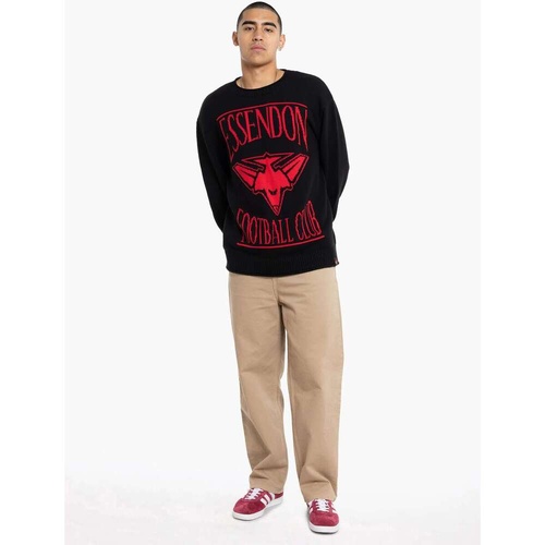 Essendon Bombers Mens Supporter Knit Crew