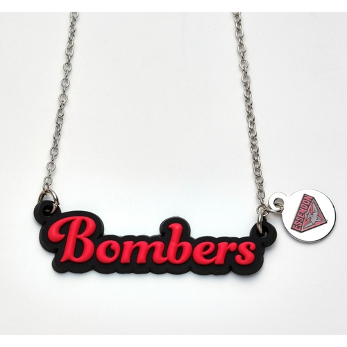 Essendon Bombers Script Necklace
