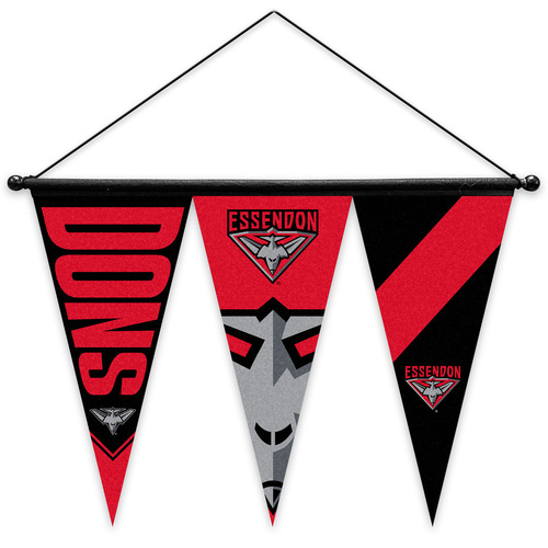 Essendon Bombers Set of 3 Pennants