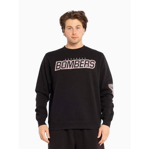 Essendon Bombers Mens Multi Logo Crew