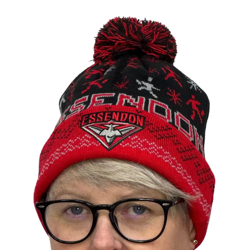 Essendon Bombers Adult Ugly Beanie