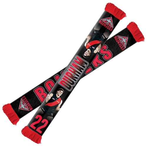 Essendon Bombers Sam Durham Player Scarf