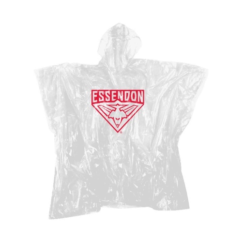 Essendon Bombers Plastic Poncho