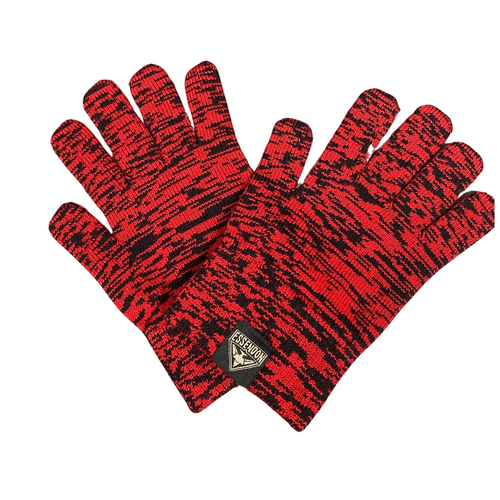 Essendon Bombers Adults Two Toned Woollen Gloves