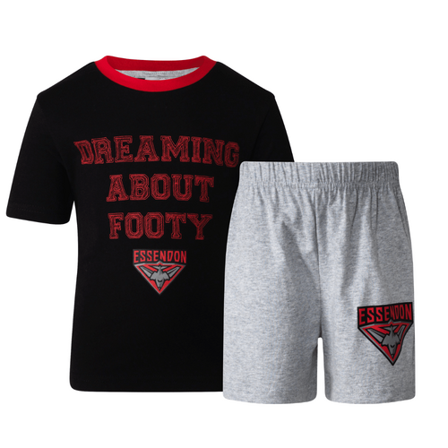 Essendon Bombers Toddlers Short Pyjamas Set