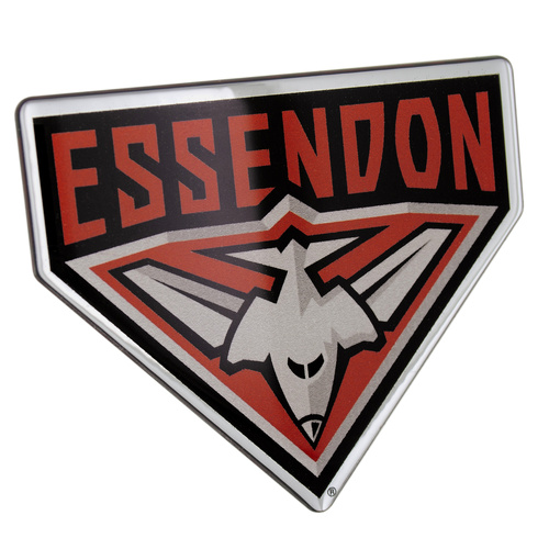 Essendon Bombers Lensed Chrome Supporter Logo