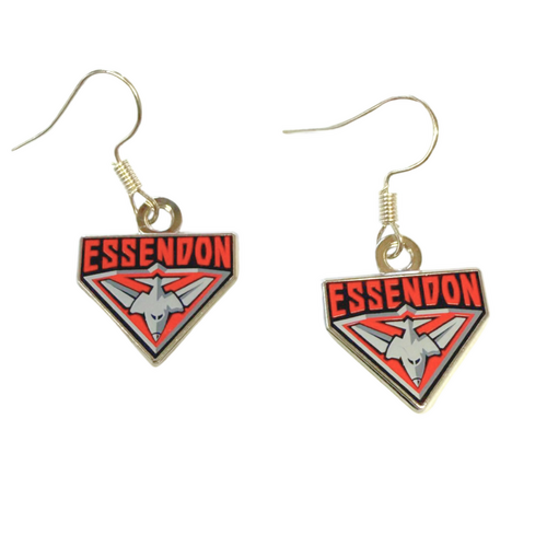 Essendon Bombers Colour Logo Earrings