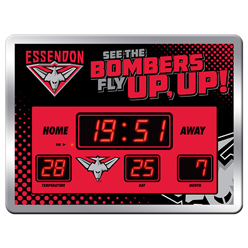 Essendon Bombers LED Scoreboard Clock