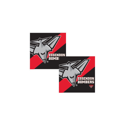 Essendon Bombers Party Napkins Pkt of 12
