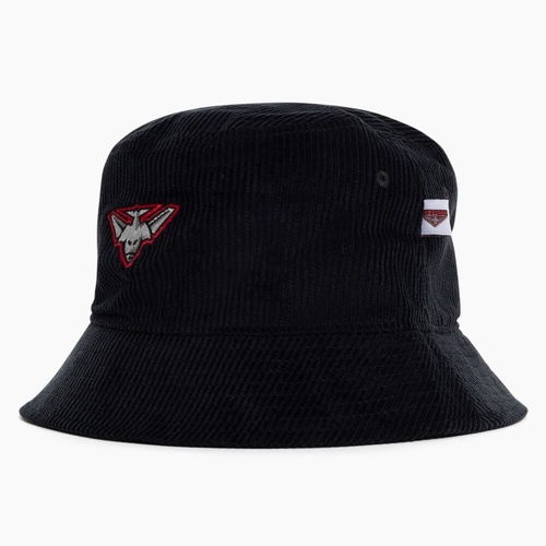 Essendon Bombers Adults Corduroy Bucket Hat