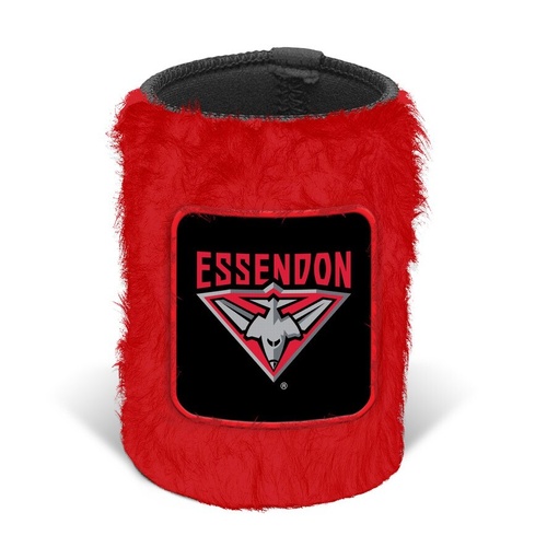 Essendon Bombers Fluffy Stubby Holder