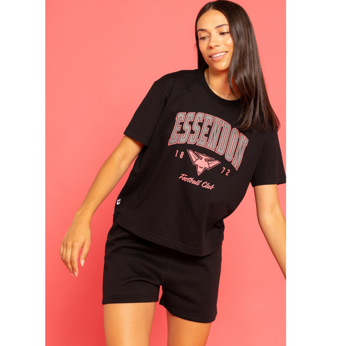 Essendon Bombers Womens Printed Pop Tee