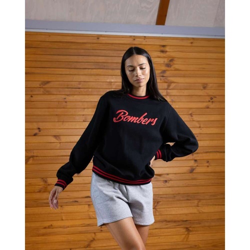 Essendon Bombers Womens Script Crew Top