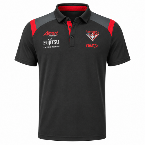 Essendon Bombers 2019 ISC Mens Media Polo