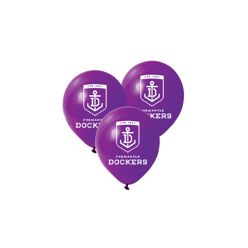 Fremantle Dockers Printed Balloons