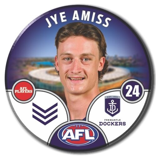 Fremantle Dockers 2025 Player Pin Badge - AMISS