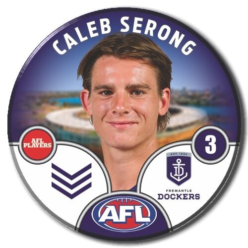 Fremantle Dockers 2025 Player Pin Badge - SERONG