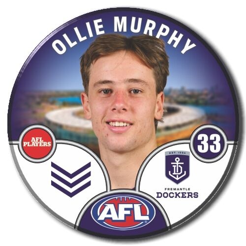Fremantle Dockers 2025 Player Pin Badge - MURPHY