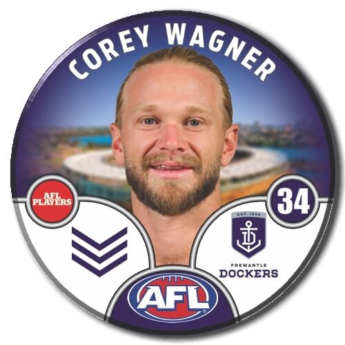 Fremantle Dockers 2025 Player Pin Badge - WAGNER
