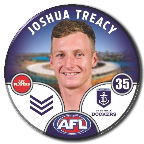 Fremantle Dockers 2025 Player Pin Badge - TREACY