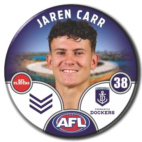 Fremantle Dockers 2025 Player Pin Badge - CARR