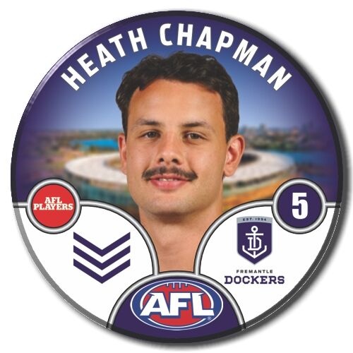 Fremantle Dockers 2025 Player Pin Badge - CHAPMAN
