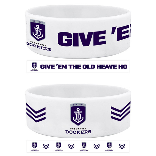 Fremantle Dockers Set of 2 Wrist Bands