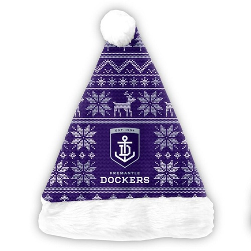 Fremantle Dockers Xmas Santa Hat