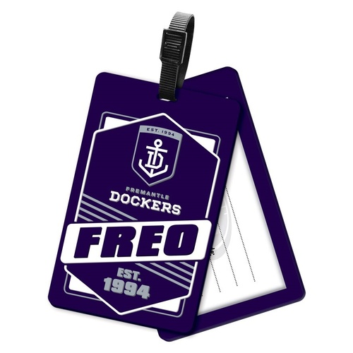Fremantle Dockers Rubber Luggage Tag