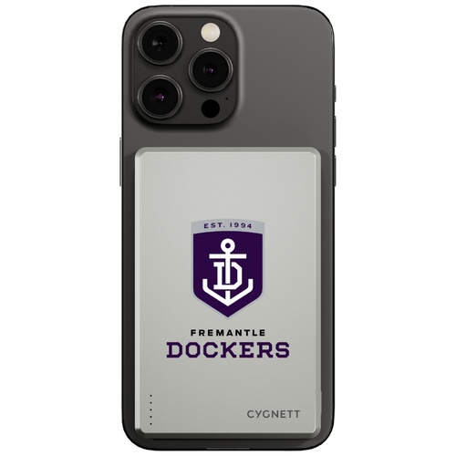 Fremantle Dockers AFL Magnetic Wireless Power Bank