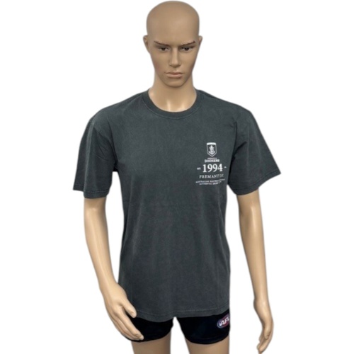 Fremantle Dockers Mens Acid Wash Tee