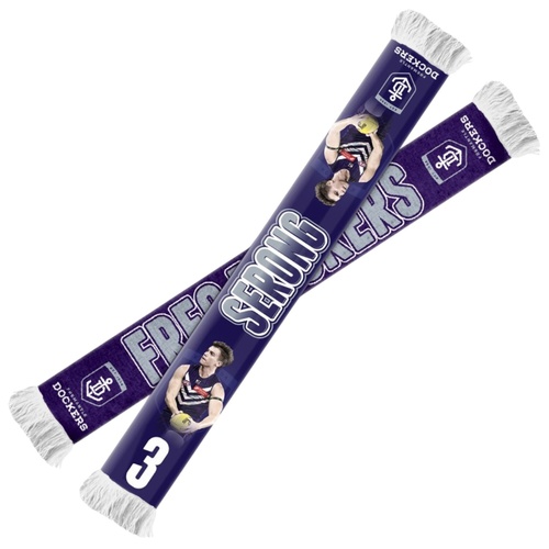 Fremantle Dockers Caleb Serong Player Scarf