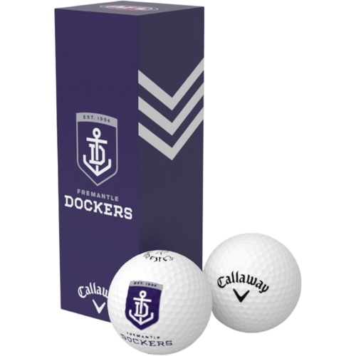 Fremantle Dockers Golf Balls 3-Pack