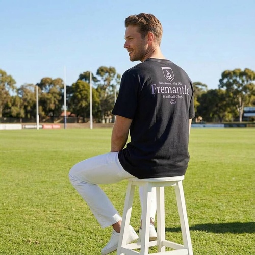 Fremantle Dockers Mens Multi Logo Tee
