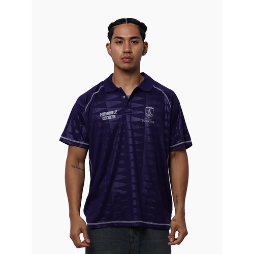 Fremantle Dockers 2026 Mens Active Polo Purple