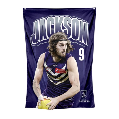 Fremantle Dockers Luke Jackson Wall Flag