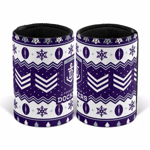 Fremantle Dockers Christmas Stubby Holder