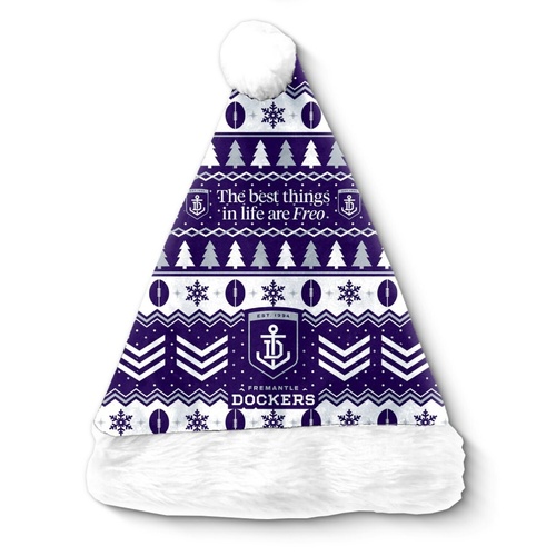 Fremantle Dockers Christmas Santa Hat