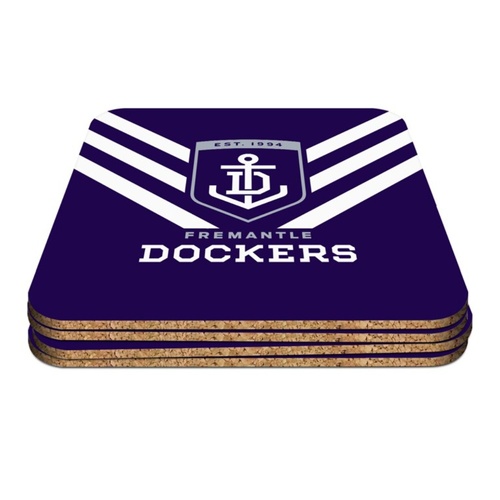 Fremantle Dockers 4 Pack Coaster