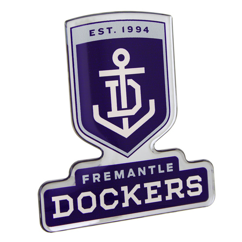 Fremantle Dockers Lensed Chrome Supporter Logo