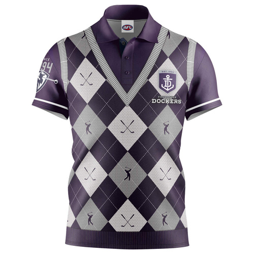 Fremantle Dockers Golf Polo Shirt
