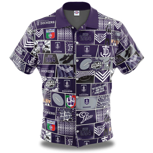 Fremantle Dockers Pop Art Button Up Shirt