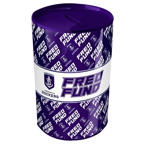 Fremantle Dockers Tin Money Box