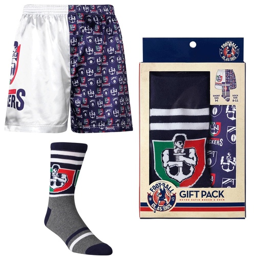 Fremantle Dockers Mens Boxer Shorts & Socks Set