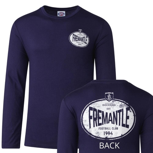 Fremantle Dockers Mens Supporter Long Sleeve Tee
