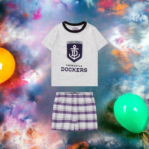 Fremantle Dockers Toddlers Check PJ Set