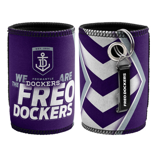 Fremantle Dockers Stubby Holder with Opener