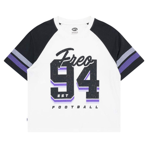 Fremantle Dockers Womens 2-Tone Raglan