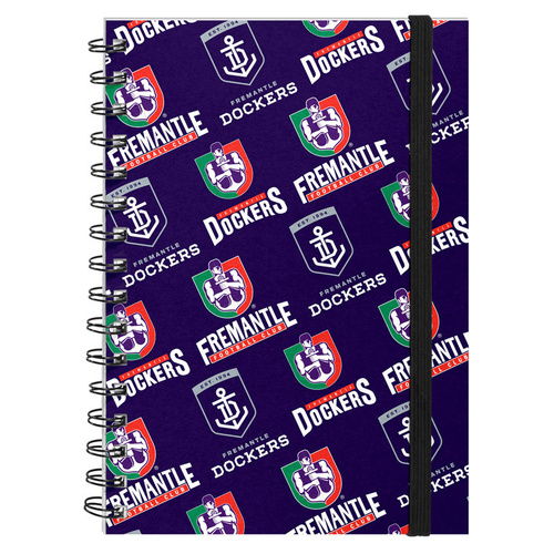 Fremantle Dockers Retro Hard Cover Notebook