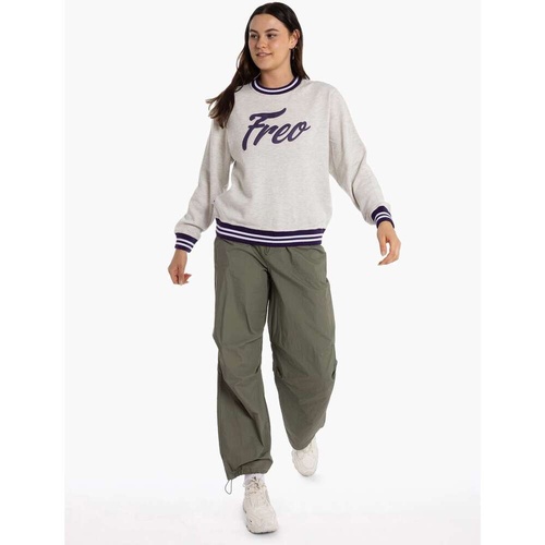 Fremantle Dockers Womens Script Crew Top